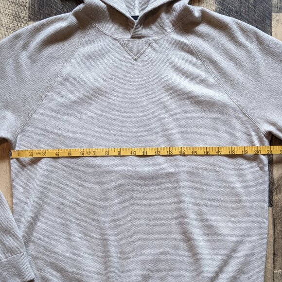 Vince Bird’s Eye Raglan Sleeve Wool & Cashmere Hoodie - Picture 7 of 7